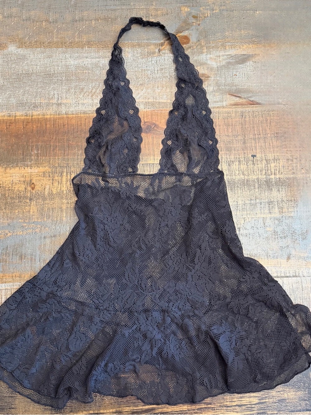 Vintage 90’s Victoria’s Secret Lace Halter top lingerie